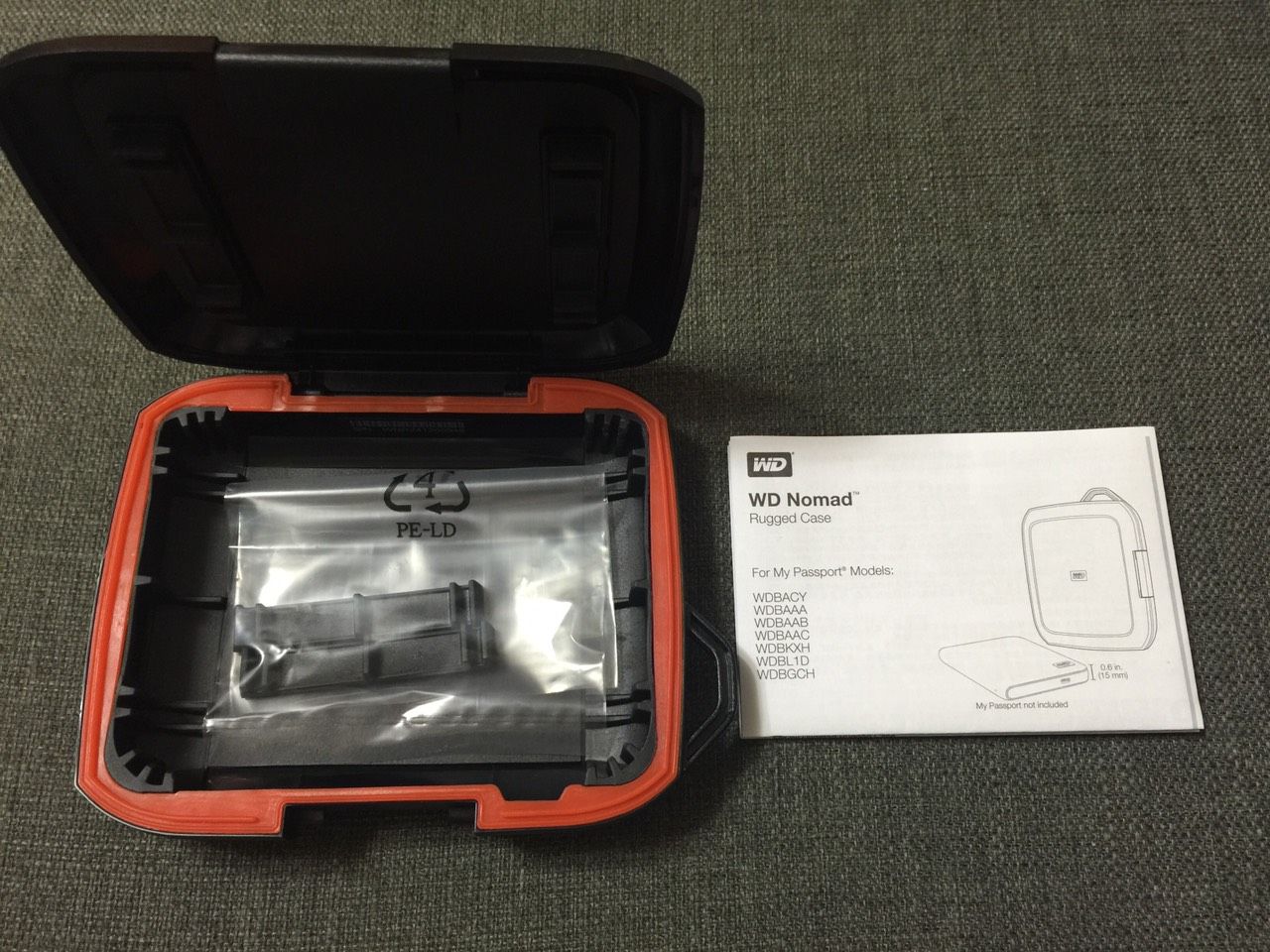 WD Nomad Rugged Case for My Passport External Hard Drive Black eBay